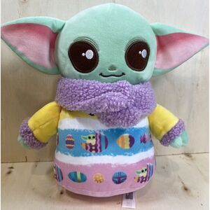 Star Wars: Mandalorian Baby Yoda Grogu Holiday Easter Plush 2024